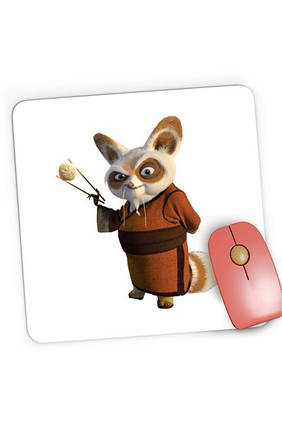 OEM Mousepad Gaming Master Shifu Kung Fu Panda Sensei Maestru, 21x19 cm