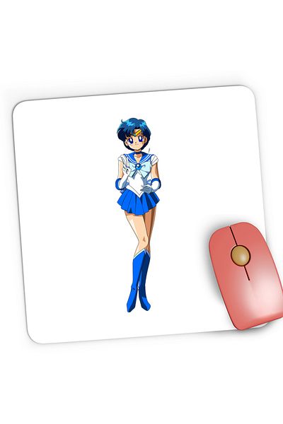 OEM Mousepad Gaming Mercur Sailor Moon Manga Anime, 21x19 cm