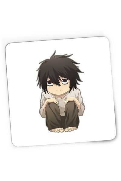 OEM Mousepad Gaming Death Note L Detectiv Insomniac Chibi Bebe, 21x19 cm