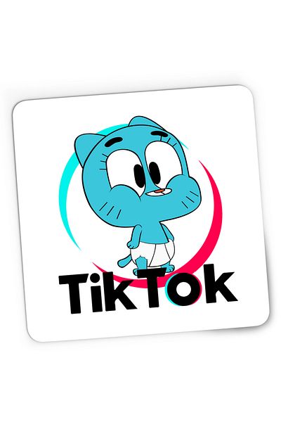 OEM Gaming Mousepad Gumball Baby Tiktok Baby Tik Tok Creator, 21x19 cm