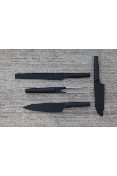 Berghoff Kuro Bread Knife, 23 cm, Chrome Steel, Black