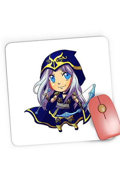 OEM Mousepad Gaming Chibi League of Legends Anime TikTok, 21x19 cm