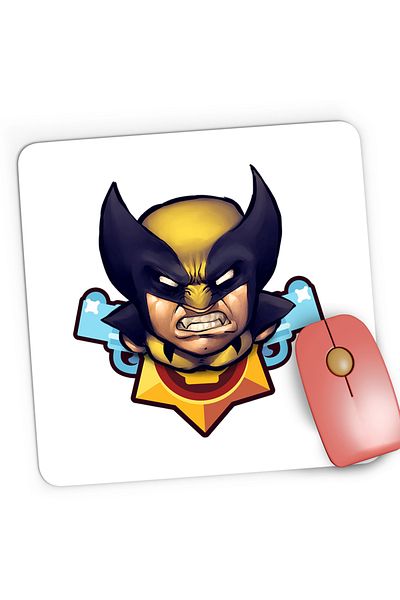 OEM Mousepad Gaming Wolverine Brawl Stars Army Xman Legend, 21x19 cm