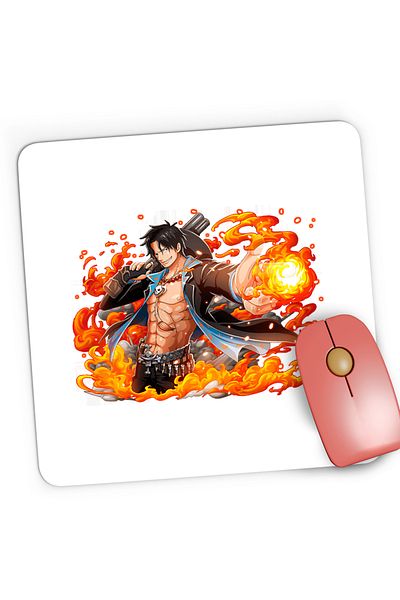 OEM Mousepad Gaming One Piece Portgas D Ace Gol Fire Fist, 21x19 cm