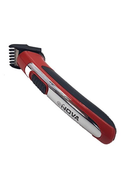 dalimag Rechargeable Beard and Contour Trimmer Nova 8607, Red
