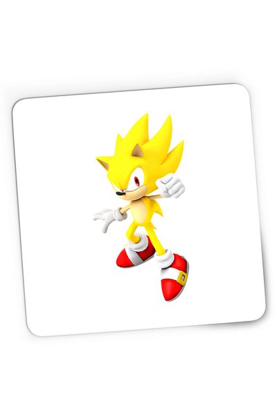 OEM Mousepad Gaming Super Sonic the Hedgehog Desene Animate Cartoon, 21x19 cm