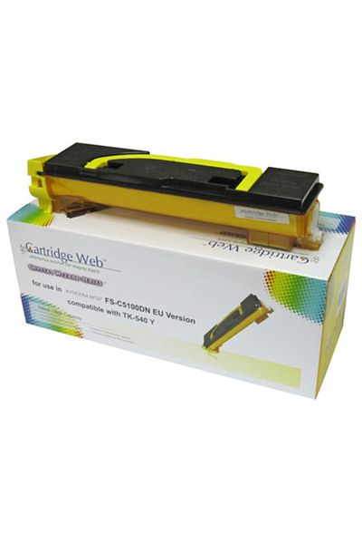 CARTRIDGE WEB Toner Cartridge Web Yellow Kyocera TK540/TK542 zamiennik TK-540Y