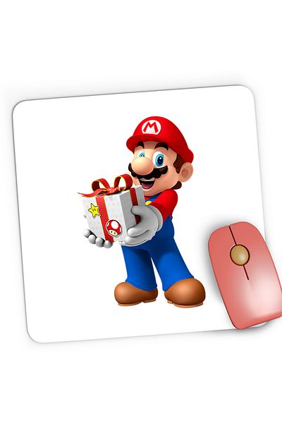 OEM Mousepad Gaming Superstar Saga Super Mario Bros, 21x19 cm