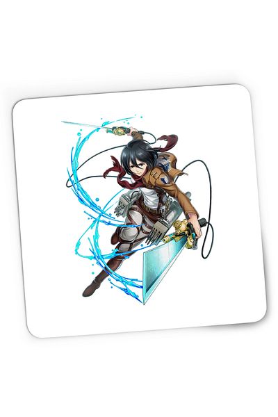 OEM Mousepad Gaming Mikasa Ackerman Attack on Titan AOT Combat, 21x19 cm