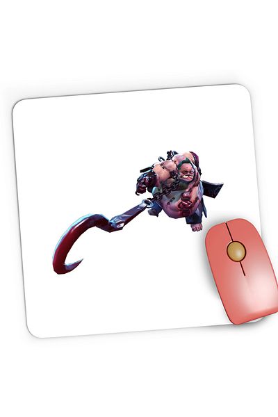 OEM Mousepad Gaming Pudge Dota 2 Superhero Horror Halloween, 21x19 cm