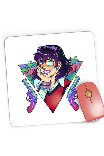 OEM Mousepad Gaming Kakegurui Midari Ikishima Joker Anime, 21x19 cm