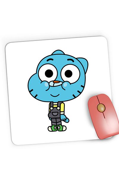 OEM Mousepad Gaming Gumball World Bebelino Desene Animate, 21x19 cm