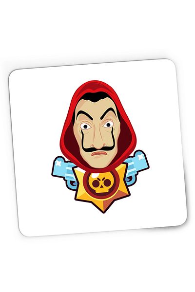 OEM Mousepad Gaming Casa de Papel Brawl Stars Gamer, 21x19 cm