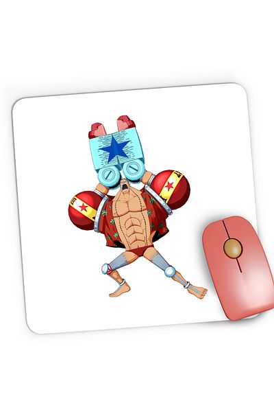 OEM Mousepad Gaming One Piece Cyborg Frankie Unlimited Red One, 21x19 cm