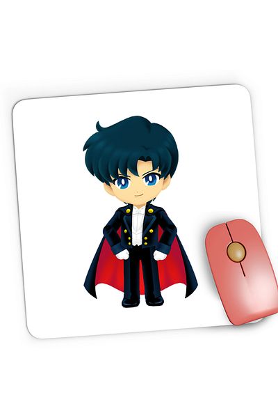 OEM Mousepad Gaming Bebe Tuxedo Sailor Moon Bebelino Chibi, 21x19 cm