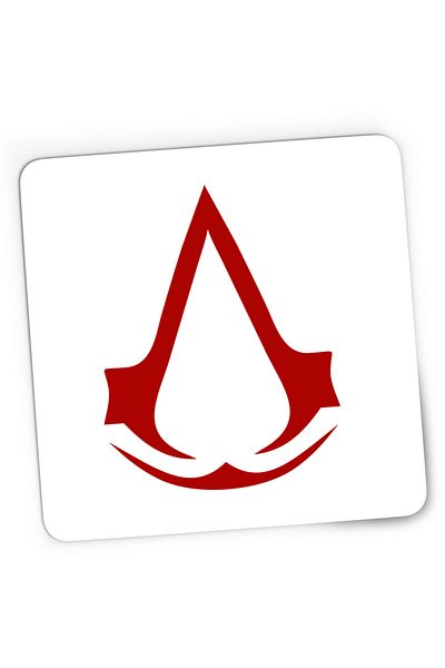 OEM Mousepad Gaming Silent Killer Assassin's Creed Logo Crest, 21x19 cm