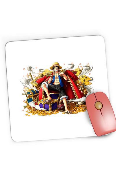OEM Mousepad Gaming One Piece Comoara Monkey Luffy Amiral Cool, 21x19 cm