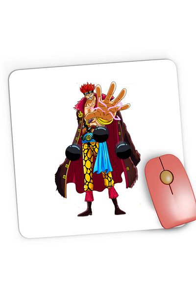 OEM Mousepad Gaming One Piece Eustass Captain Kid Pirate South Blue, 21x19 cm