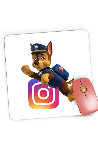 OEM Mousepad Gaming Paw Patrol Instagram Creator Insta Policeman, 21x19 cm