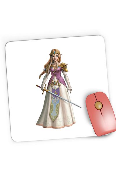 OEM Mousepad Gaming Legend of Zelda Printesa Sabie Breath Sky, 21x19 cm