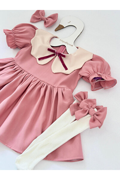 BİHAYALBİÇOCUK Lilya Pembe Elbise