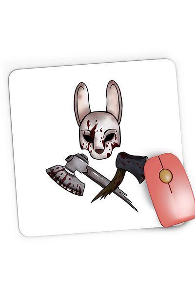 OEM Mousepad Gaming Dead by Daylight Horror Halloween Game, 21x19 cm