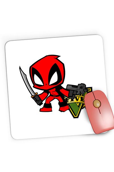 OEM Mousepad Gaming Deadpool GTA5 Baby Ninja, 21x19 cm