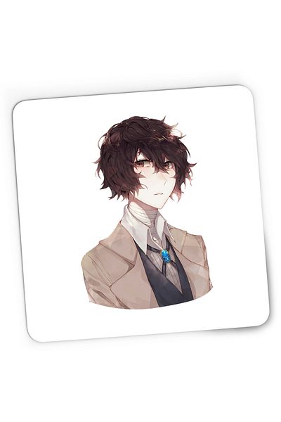 OEM Mousepad Gaming Bungo Stray Dogs Osamu Dazai Anime, 21x19 cm