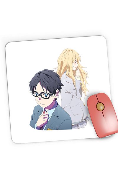 OEM Mousepad Gaming Your Lie in April Kousei Pianist Pian, 21x19 cm