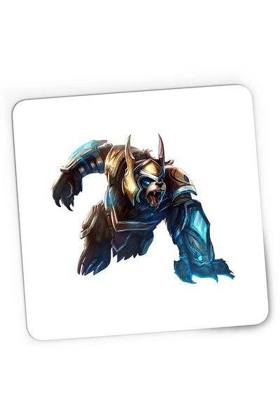 OEM Mousepad Gaming League of Legends Rengar Champion LoL Beast, 21x19 cm