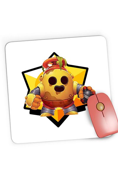 OEM Mousepad Gaming Robospike Brawl Stars, 21x19 cm