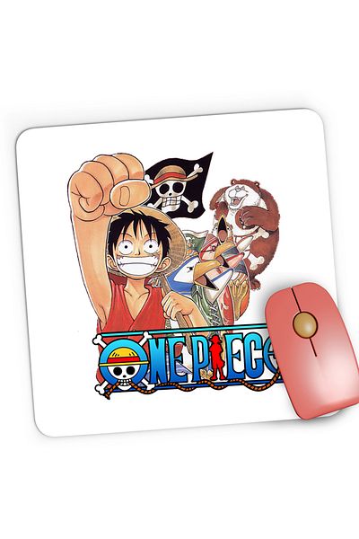 OEM Mousepad Gaming One Piece Monkey Luffy Pinguin Panda, 21x19 cm