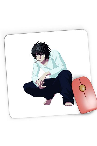 OEM Mousepad Gaming Death Note Detectiv Takeshi Obata Anime Manga, 21x19 cm