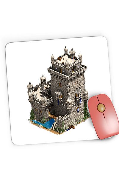 OEM Mousepad Gaming Age of Empires Turn Castel Medieval, 21x19 cm