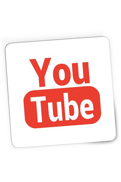 OEM Mousepad Gaming Youtube Logo Youtuber Gamer Play, 21x19 cm