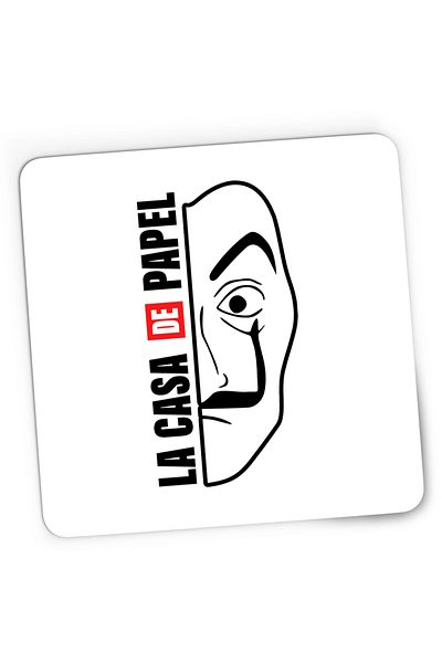 OEM Mousepad Gaming La Casa de Papel Mask Love Gift, 21x19 cm