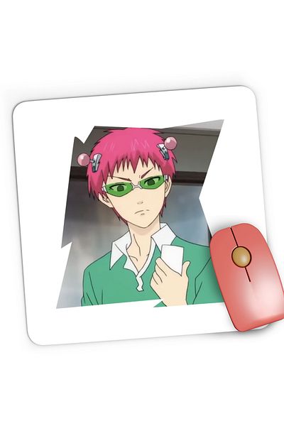 OEM Mousepad Gaming Kusuo Saiki Shuichi Aso Anime Manga, 21x19 cm