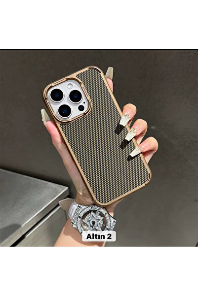 DGN İphone 15 Pro Max Uyumlu Magsafe Karbon Fiber Desenli Darbe Zırhlı Kamera...