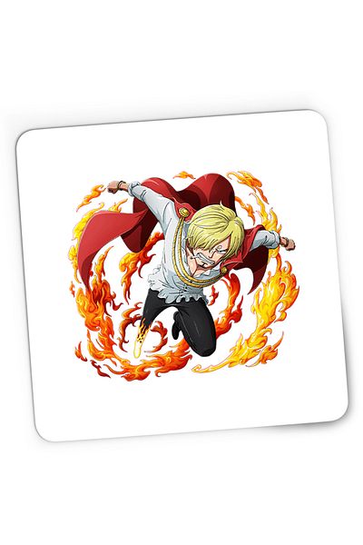OEM Mousepad Gaming Sanji Vinsmoke One Piece Black Leg, 21x19 cm