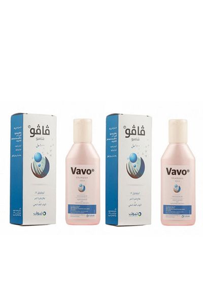 Vavo Favo Anti-Dandruff Shampoo, 100ml, 2 Pack, Original