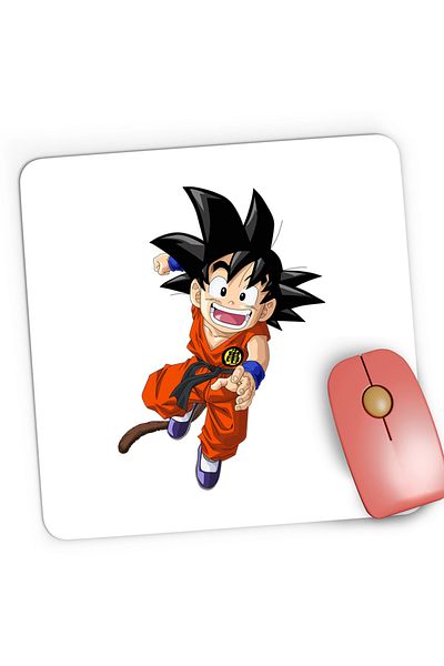 OEM Mousepad Gaming Son Goku Dragon Ball Z Fortnite Kid Play, 21x19 cm