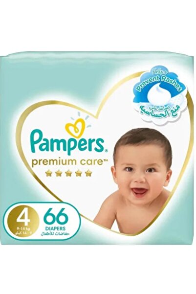 Pampers مجموعة جامبو بريميوم S4 66