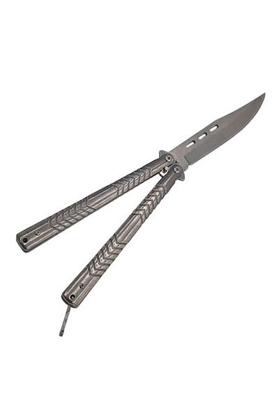 dalimag Butterfly Knife, Dalimag, 24 cm, Silver