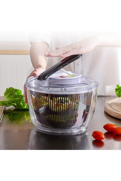 Lumely 5L Salad Spinner, Multifunction,BPA Free,For Salad Greens, Lettuce, Fruits and Vegetables