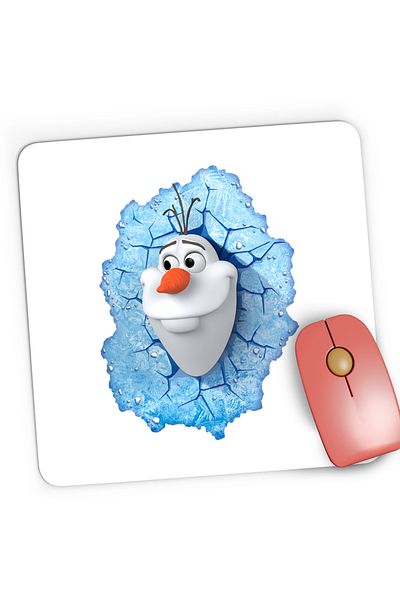 OEM Mousepad Gaming Disney Elsa Frozen Olaf Om de Zapada, 21x19 cm