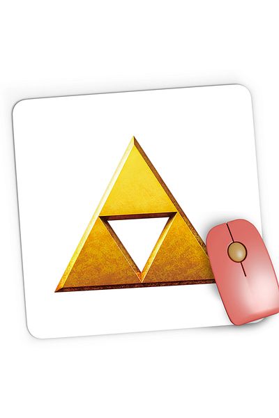 OEM Gaming Mousepad Legend of Zelda Golden Triangle Breath, 21x19 cm