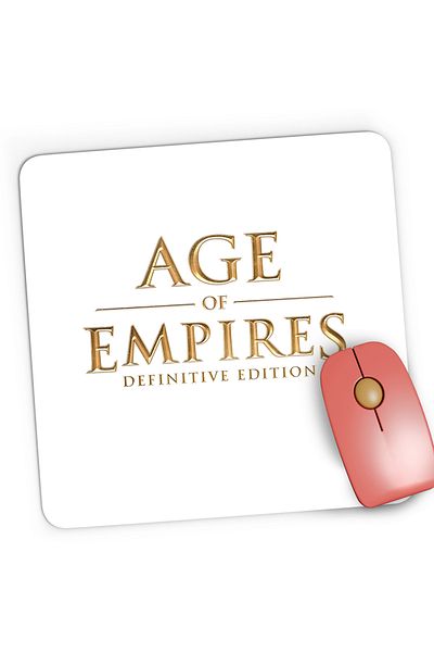 OEM Mousepad Gaming Age of Empires Definitive Edition Logo Emblem, 21x19 cm