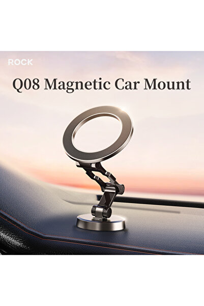 Rock Q08 Teleskobik MagSafe Araç Tutucu