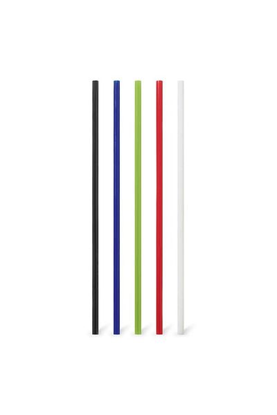 dalimag Set 5 Paie din Silicon, Pliabile, Alb, Negru, Rosu, Verde, Albastru