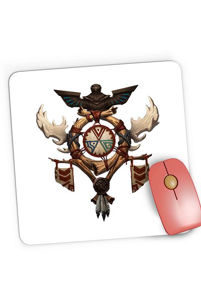 OEM Mousepad Gaming World of Warcraft Tauren Crest WoW, 21x19 cm